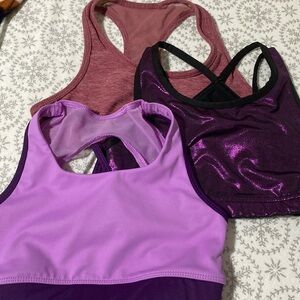Size 7/8 sports bras
